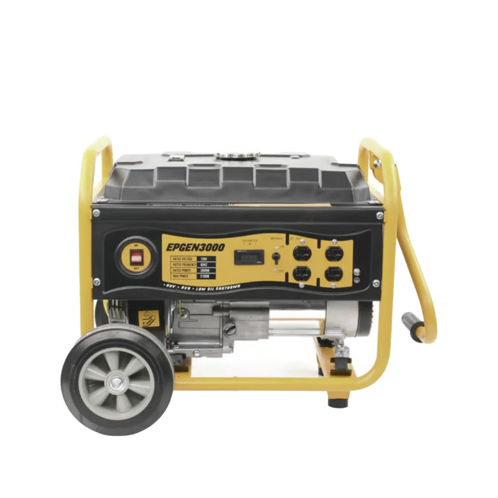 Generador a gasolina 3kW planta de emergencia Epcom Powerline vista frontal