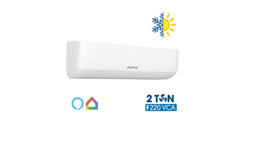 Minisplit Inverter WiFi 2 Toneladas Frío y Calor 220V 24,000 BTU | AUFIT