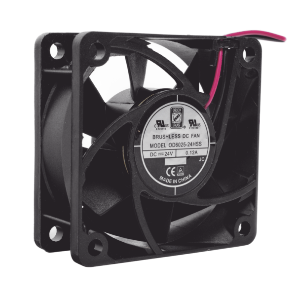 Ventilador Anticondensante Axial Cuadrado, 60x60x25 mm, 24 Vcc, 4500 RPM, 2.9 W, 0.12 A, Flujo de Aire de 25.0 CFM, Unión Sellada. , FAN-602524 - Imagen 7