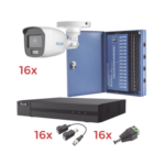 Kit TurboHD 1080p Lite / DVR 16 Canales / 16 Cámaras Bala Exterior, Epcom , HL1080PL/16BCA