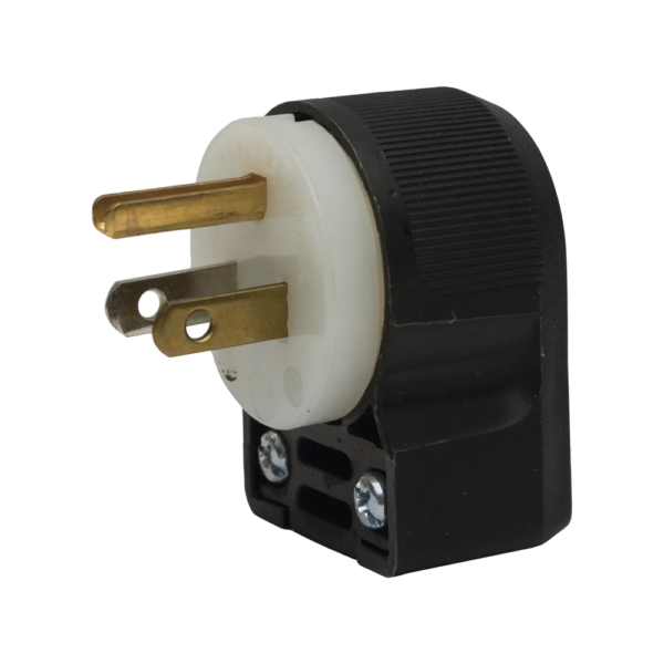 Clavija Entrada Recta en Angulo/ 15A 125V/ 2 Polos 3 Hilos/ Nema 5-15P/ Grado Industrial- Comercial. , HUB-HBL5266CA