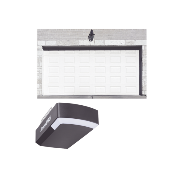 KIT COMPLETO Puerta GARAGE188SC / Cuadro Corto / Color blanco / Insulada / Incluye Motor FS1000APPRT / 1/2HP / Fuerte/Silencioso/Luz LED/Motor DC . , KIT-GAR188SC