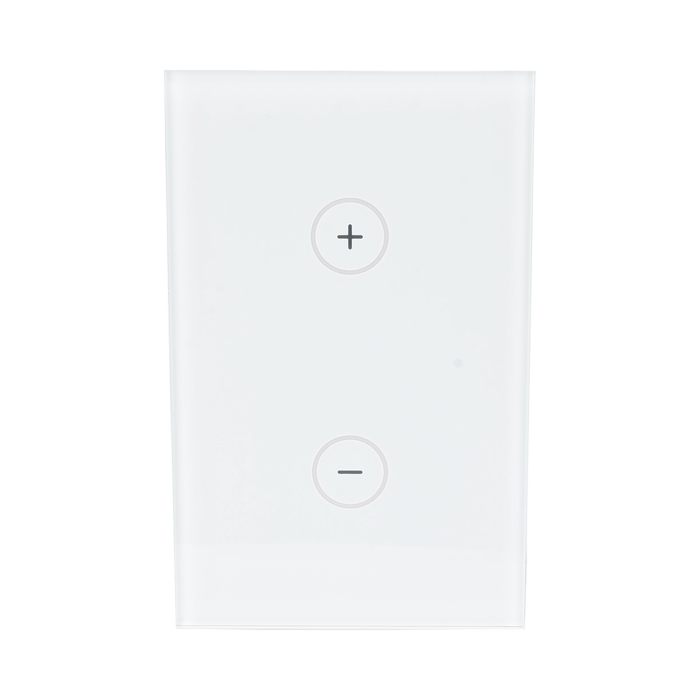 (ZWAVE) Dimmer panel táctil touch inalámbrico Zwave Plus. Compatible con Hubitat HC8, Álula M2M, ot