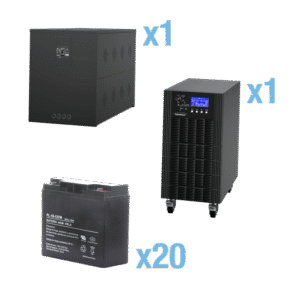 UPS Trifásico de 15 kVA/15 kW, Topología Online Doble Conversión, HSTP3T15K100P-5