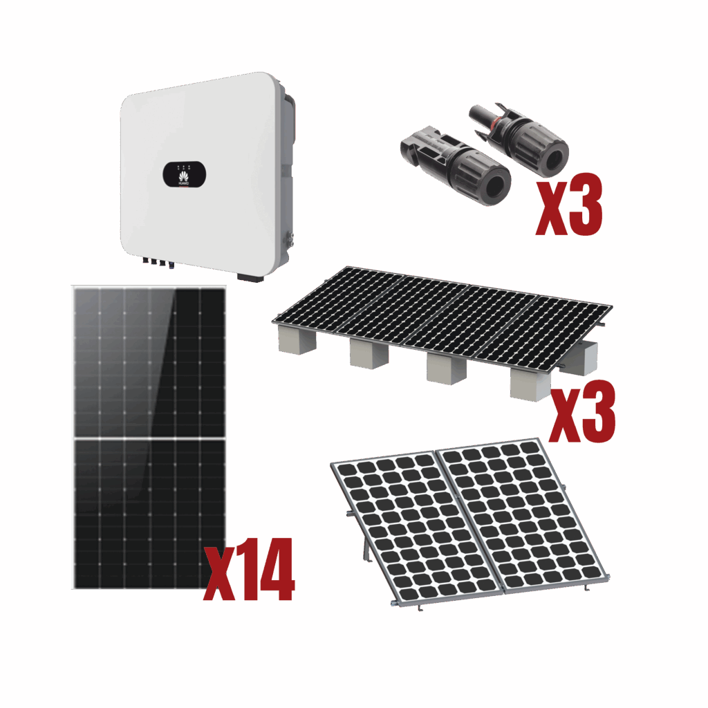 Kit Solar Interconexion / 8kW 220Vca, SUN20008KLKIT, HUAWEI FUSIONSOLAR
