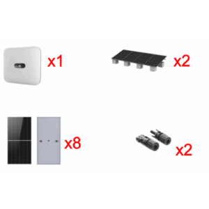 Kit Solar Interconexion / 5kW 220Vca, SUN20005KTKIT, HUAWEI FUSIONSOLAR
