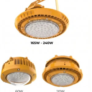 Campana LED High Bay UFO Antiexplosiva 200W para Áreas Clasificadas