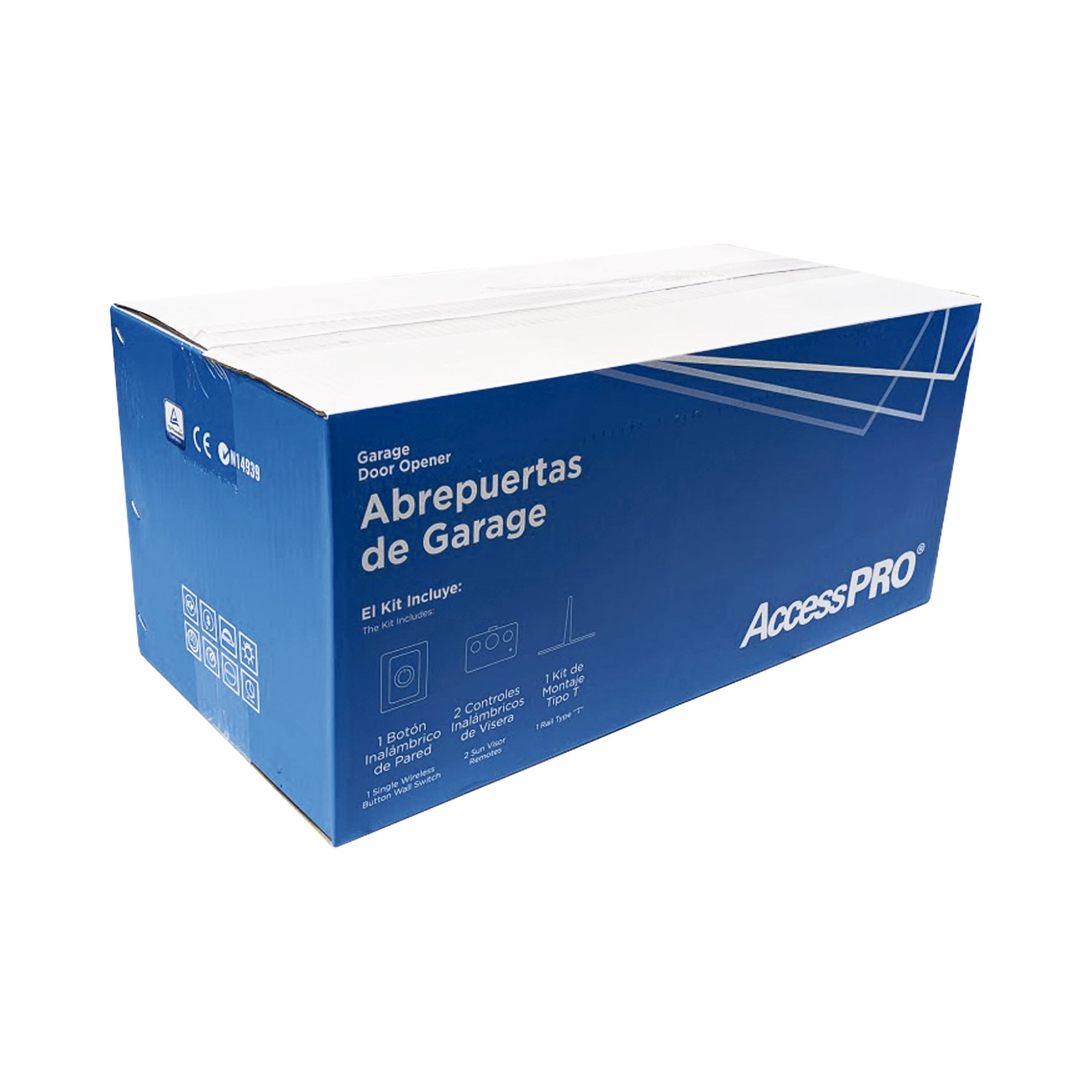 Kit D/ Puertas D/ Garage / 1/2HP / Fuerte / Silencioso, ACCESSFORCE, ACCESSPRO - Imagen 3
