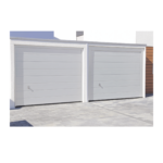 Sección para puerta de Garage / Lisa / Color blanco, SEC-GAR167, ACCESSPR
