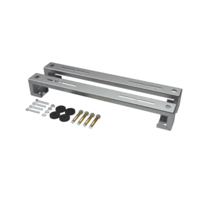 ZT-MPF-180 Base para piso universal ajustable para capacidades de 1 a 3 toneladas con pernos deslizables y amortiguación