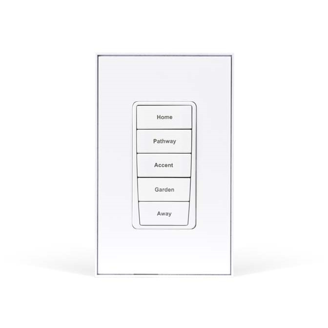 Vantage by Legrand – EasyTouch II WireLink Keypad, 5 botones KS15TE-LWNA