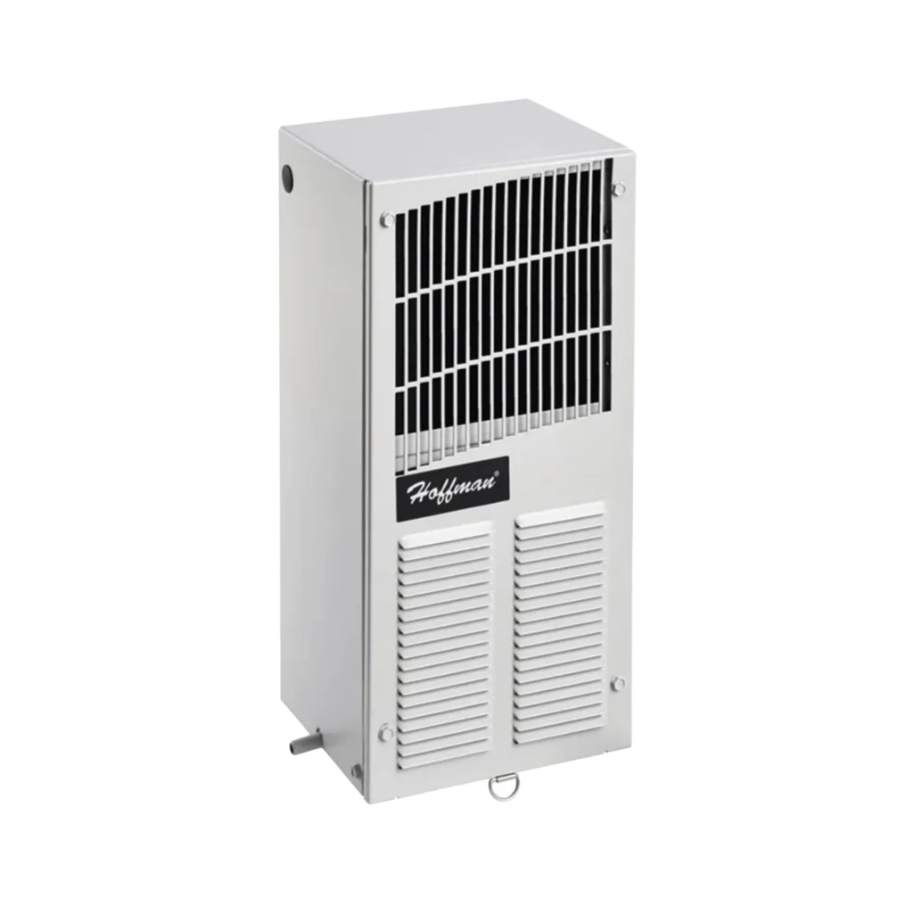 Aire Acondicionado Compacto Para Exterior, Uso en Gabinetes de Telecomunicaciones de Grado Industrial, Frío T15, 800 BTU, 115 Vca, de Acero, Color Gris