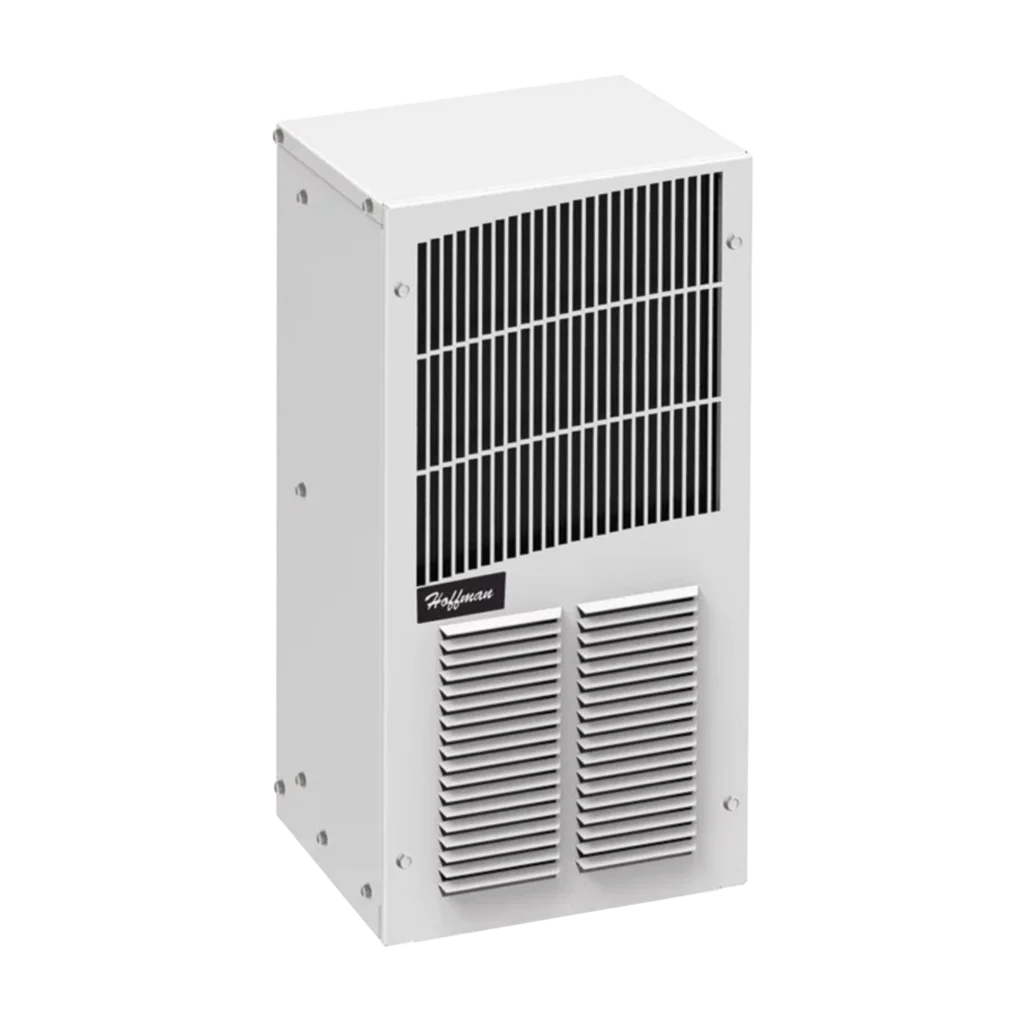 Aire Acondicionado Compacto Para Exterior, Uso en Gabinetes de Telecomunicaciones de Grado Industrial, Frío/Calor T20, 2000 BTU, 115 Vca, de Acero, Color Gris