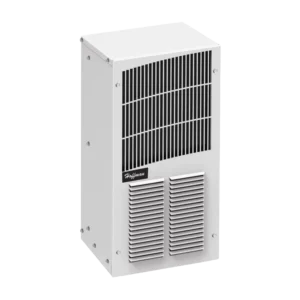 Aire Acondicionado Compacto Para Exterior, Uso en Gabinetes de Telecomunicaciones de Grado Industrial, Frío/Calor T20, 2000 BTU, 115 Vca, de Acero, Color Gris