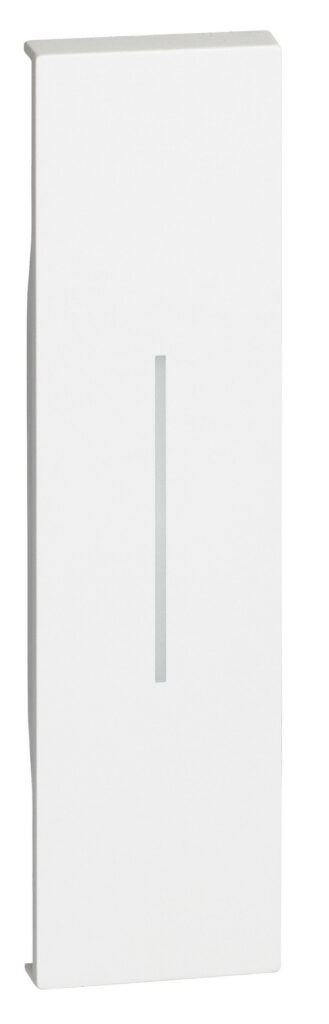 Cubretecla iluminable para interruptores, 1 módulo blanca Living Now BTicino KW01