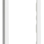 Cubretecla para conectores RJ y audio/video, 1 módulo, blanca Living Now BTicino KW07