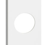 Cubretecla para toma de televisión, 1 módulo, blanca Living Now BTicino KW08