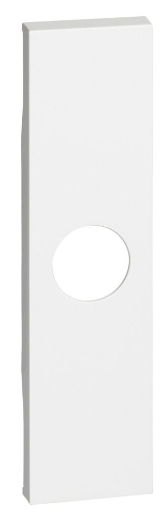 Cubretecla para toma de televisión, 1 módulo, blanca Living Now BTicino KW08