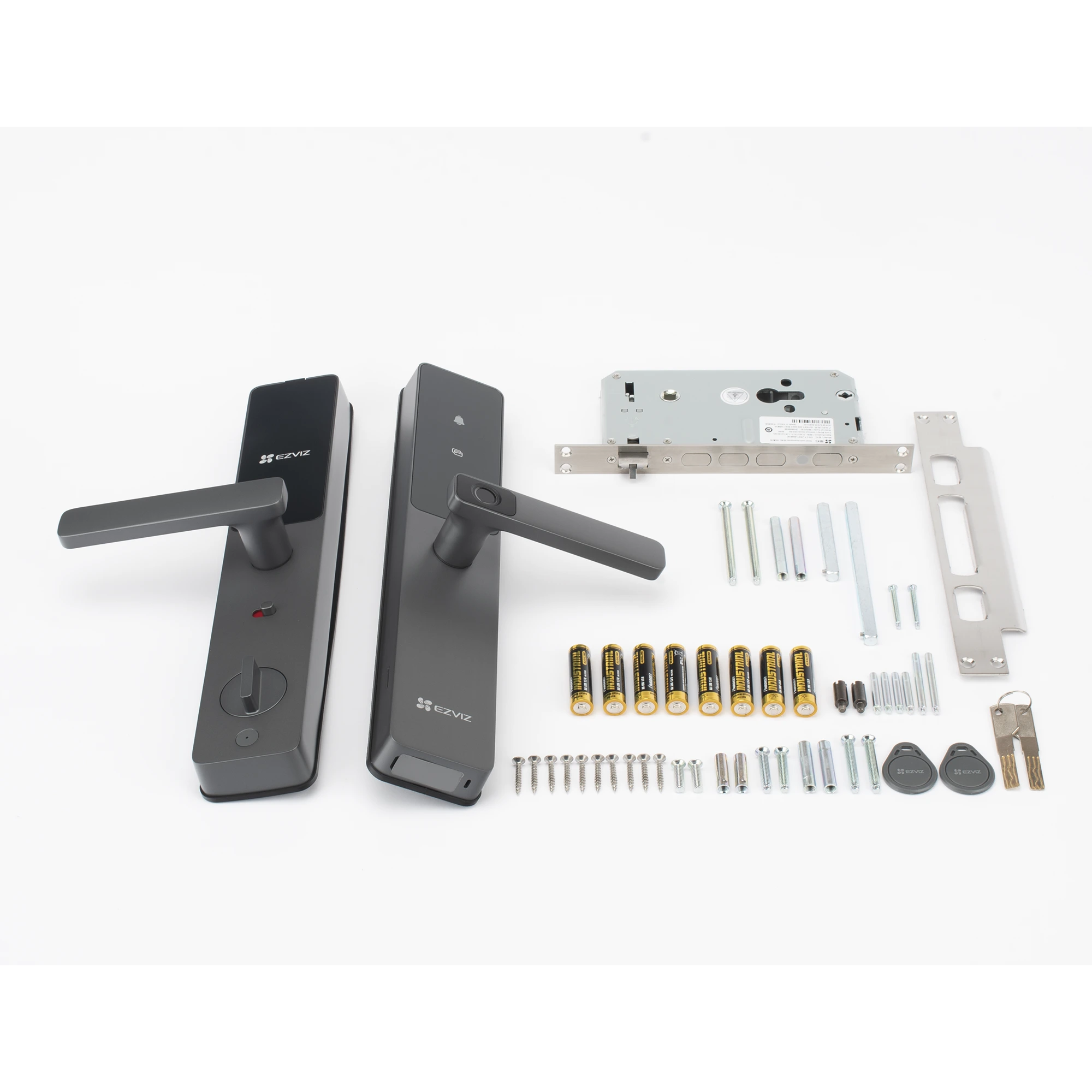 Cerradura Inteligente / Wi-Fi / Bluetooth / Códigos Temporales Para Visitantes / Lectura de Huella / Lectura de Tag / Contraseña / Botón para Timbrar / Apertura Remota / Alarma Anti-intrusión / No Requiere HUB CS-DL05-R200 - Imagen 2